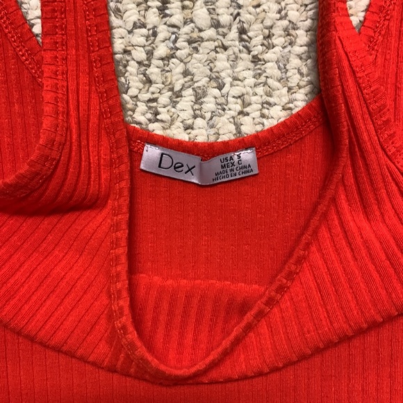 DEX Red Bodysuit - Picture 2 of 2